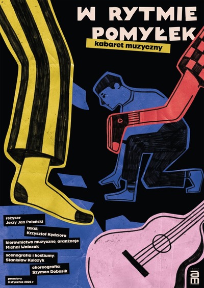Plakat wydarzenia:  W rytmie pomyłek. Kabaret muzyczny 